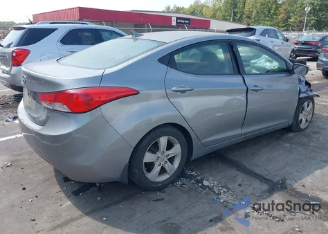 2013 Hyundai Elantra Gls from USA, damaged, VIN KMHDH4AEXDU931661